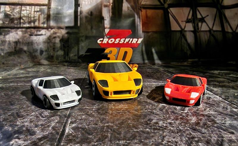 2005 Ford GT 40 Comic Style