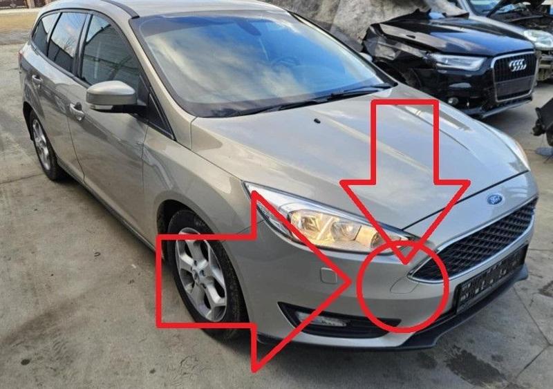 Front bumper towing cover Fod Focus MK3 Facelist