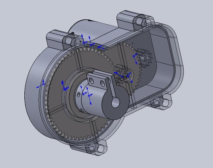 Gearbox 24 ration for 555\755 motor