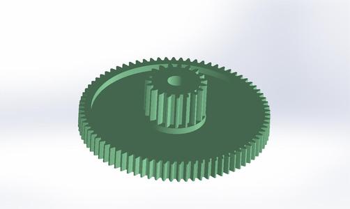 Child car gear (z1=79 d1=65,77) (z2=19 d2=21.42)