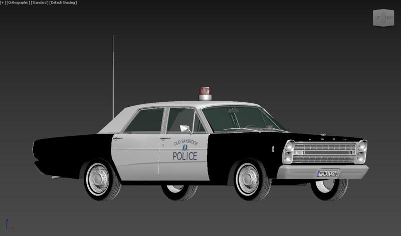 Ford Galaxie 500 Police 1966