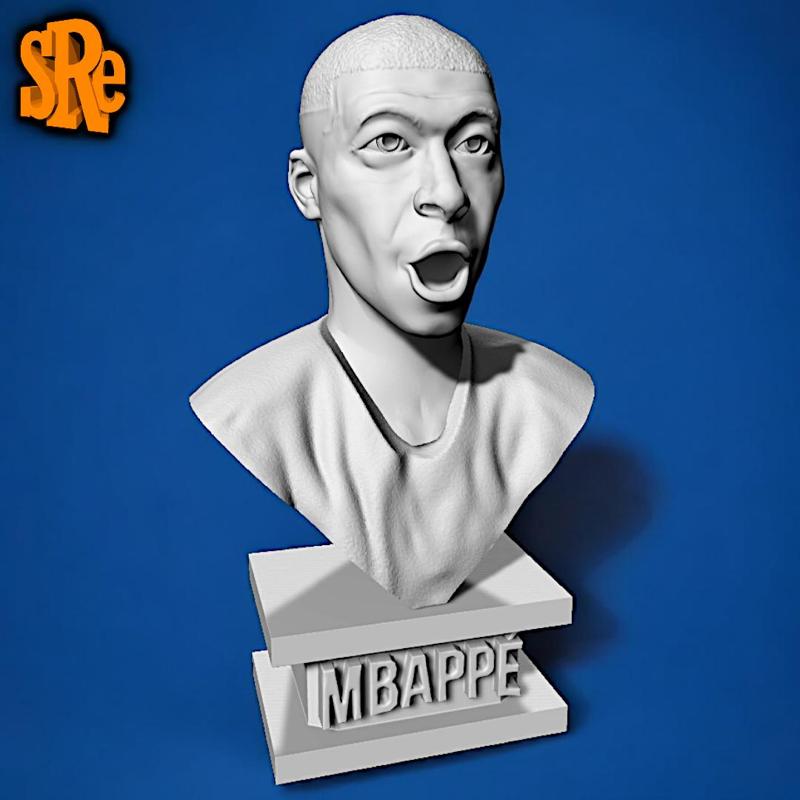 Kylian Mbappé Lottin Bust - Ninja Turtle - French Football Player