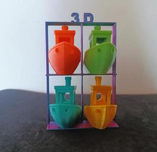 Stand for benchies of several colors (fast to print)