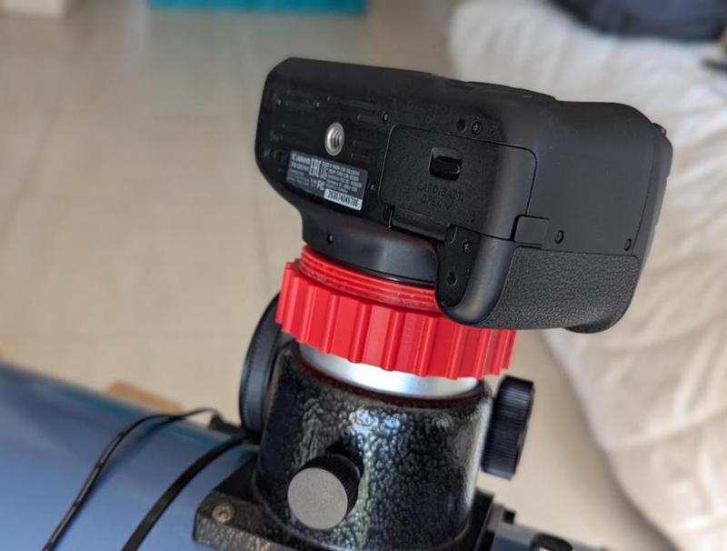 CANON EOS 2" T2 ring to Skywatcher 200x1000 focuser adapter
