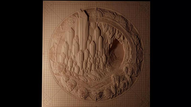 Crystal Cave CNC 3d Print High Relief Sand Casting
