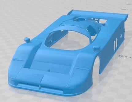 Jaguar XJR 9 LM Printable Body Car