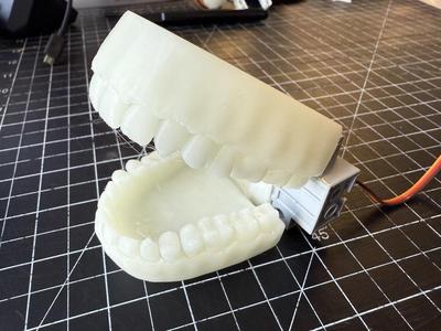 Chattering teeth for Geekservo servo motor