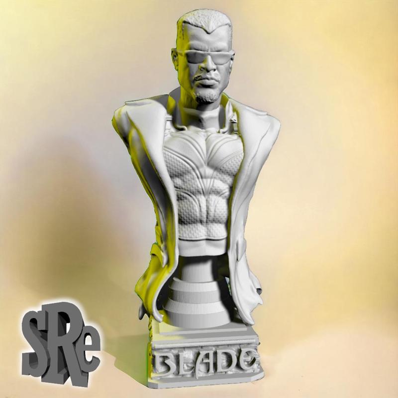 Vampire hunter blade bust