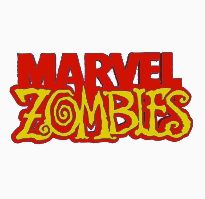 MARVEL ZOMBIES Logo Display by MANIACMANCAVE3D