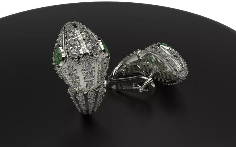 Bvlgari Serpenti Snake earring