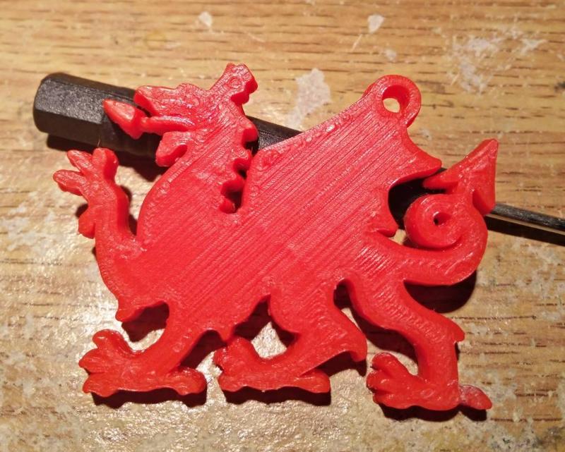 Welsh Dragon Keyring
