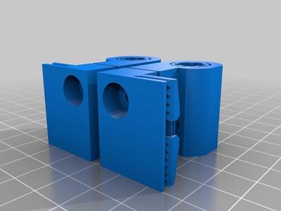 Tantillus XY ends with GT2 clamps and build in printed bushing
