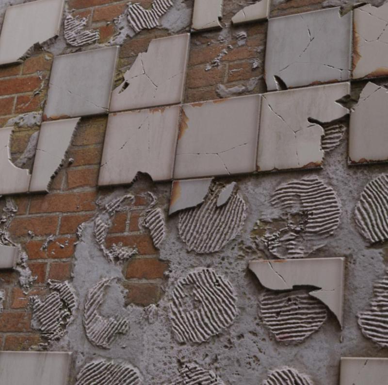 Broken ceramic texture roller