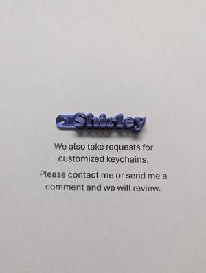 Shirley Keychain