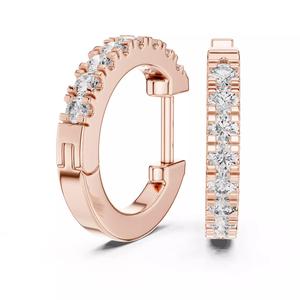 Diamond Hoops Earrings 3dm stl renders animation videos details