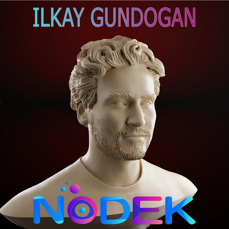 Bust of İlkay Gündoğan - The Brains behind Manchester City and Germany.