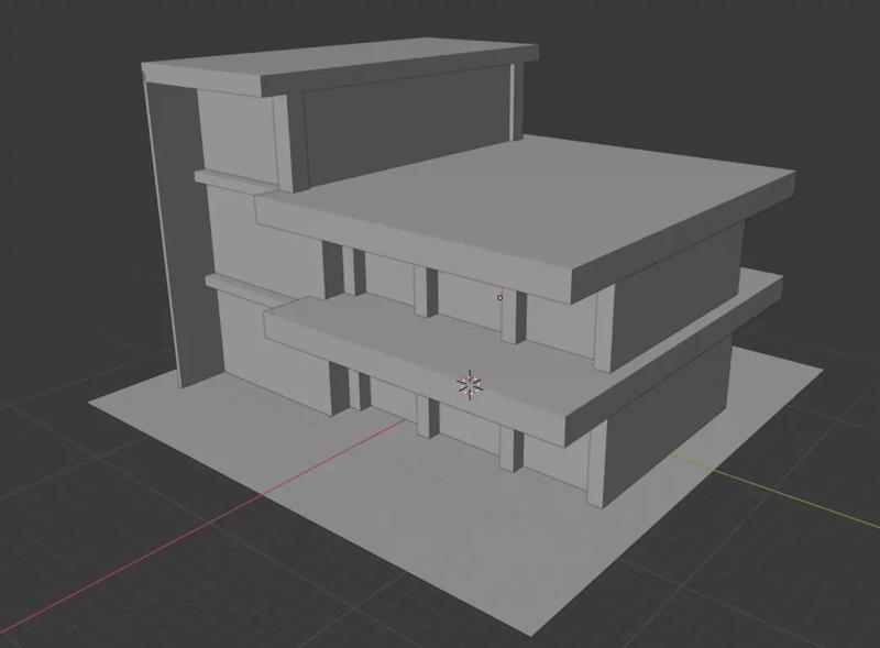 besthouse building with two floors