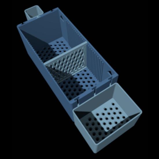 Hanging bathroom organizer