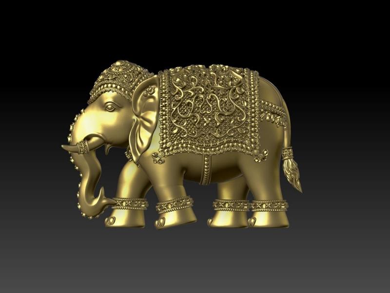 Elephant Murti Model