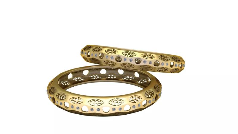 Gold Leaf Ring 3D Printable Model