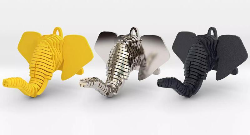 Elephant Head Pendant