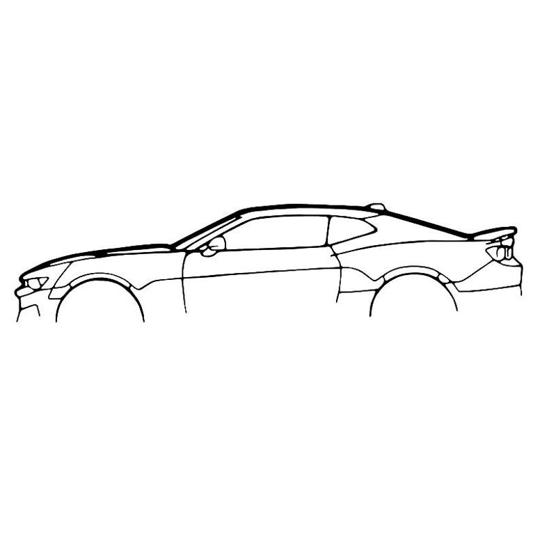 Chevrolet Camaro ZL1 Silhouette Wall art