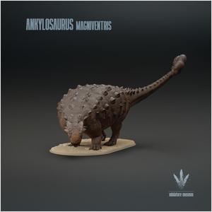 Ankylosaurus magniventris : Defensive Posture