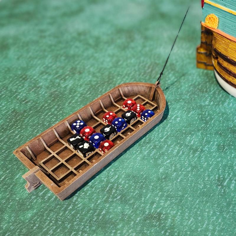 12mm dice holder - Longboat compatible with Blood & Plunder