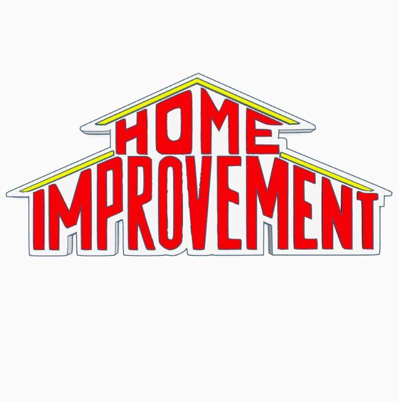 HOME IMPROVEMENT Logo Display by MANIACMANCAVE3D