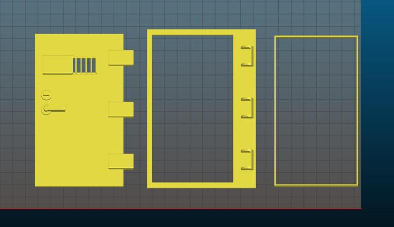 The Door - reinforced metal door / blast door / bunker door
