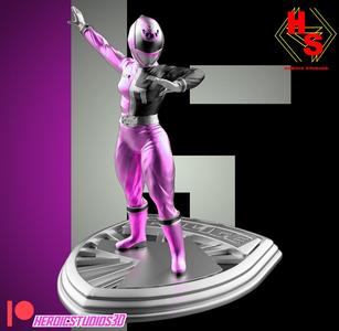 SPD Pink Ranger Statue