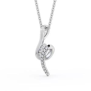 stl file diamond pendant in gold
