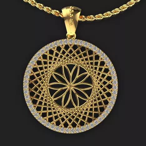 Ultra vision Circle pendant