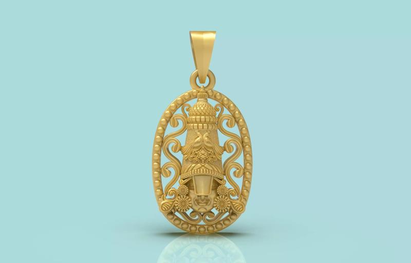 Unique Balaji Pendant - 0116