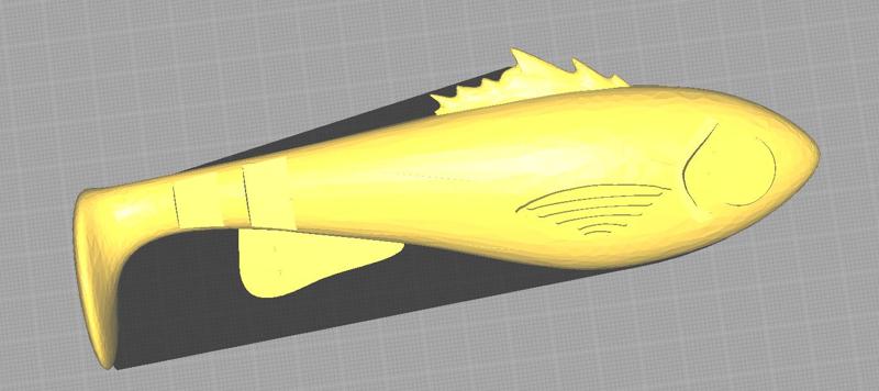 170mm Pike Bait - Mold + Master