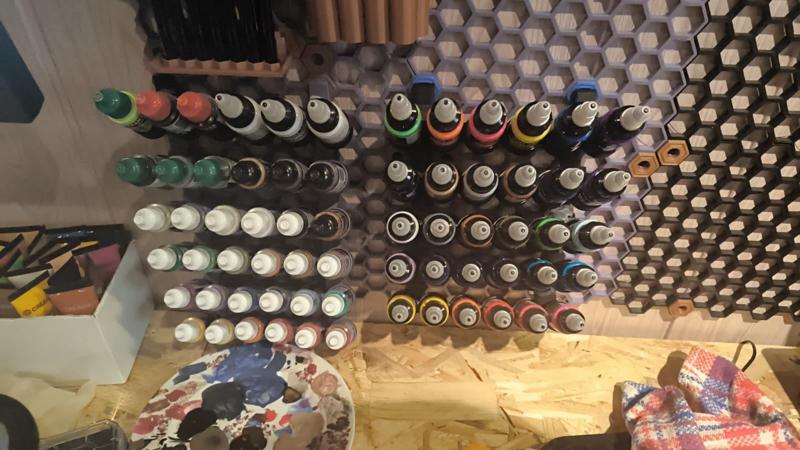 HSW Paintholder 26,5 Airbrush Farben