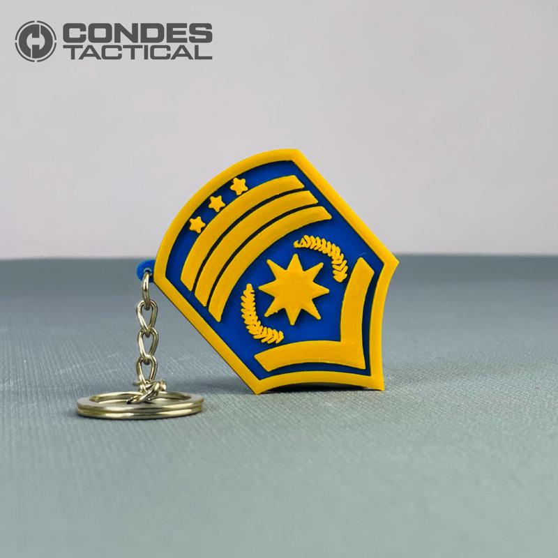 KEY RING (TJC) COMMAND CHIEF TECHNICIAN - COLOMBIAN AIR FORCE.