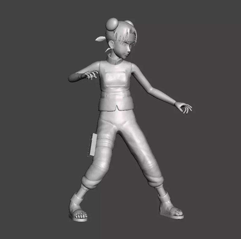 Tenten Genin 3D Model