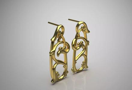 gold earring ge0003