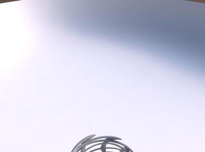 Bowl wide cylindrical with interlacing thin lattice pimp up top