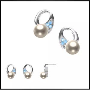 JCD Format Elegant gold pearl earrings jewellery jcd design