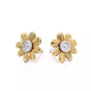 Flower earrings E 0033 printable 3d model