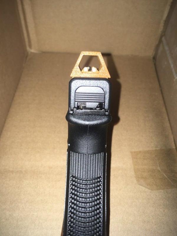 WE Glock 17 GBB Airsoft Hex Rear Ball Dot Sight