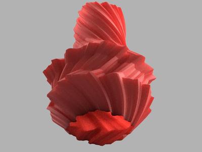 Abstract Twisted Light Shade Design 2