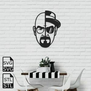 Breaking Bad  2D Wall Art STL SVG