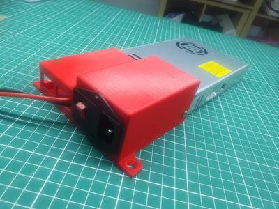 Ender 3 Pro meanwell bracket power relocator
