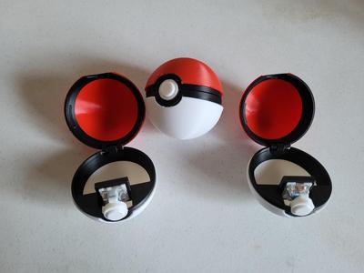 Pokeball push open with clicker