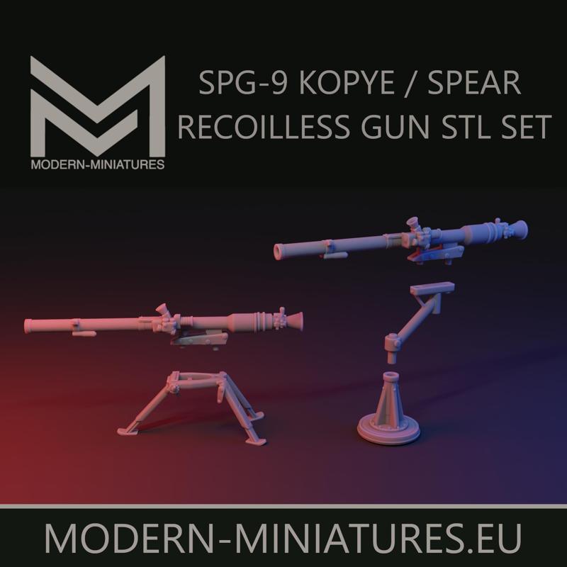 SPG-9 Kopye / Spear recoilless rifle. Technical weapon