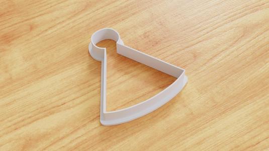 Party Hat Cookie Cutter (Multiple Sizes Available)