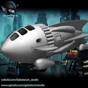 Dr. Zarkov's rocket ship - Flash Gordon (1936)